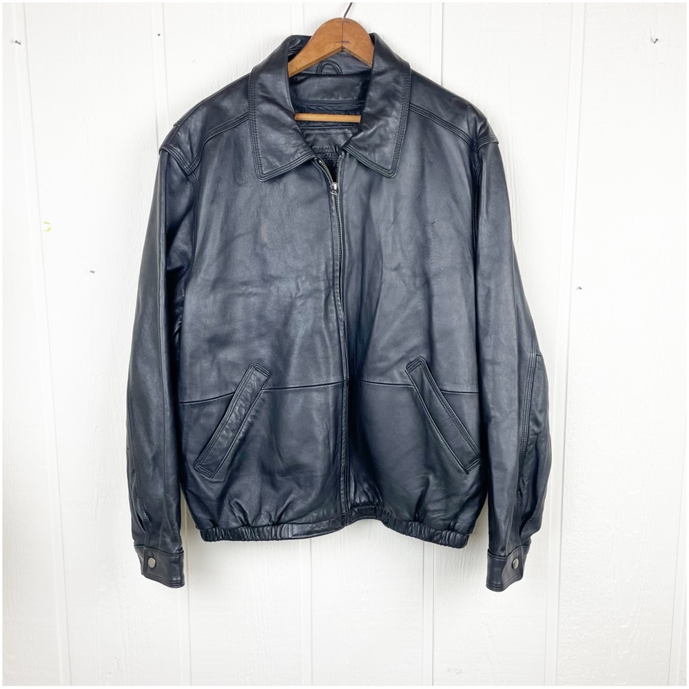 American Classics Colebrook Leather Coat Size Large
